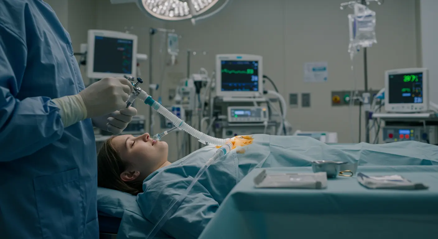 Can respiratory anesthesia be used