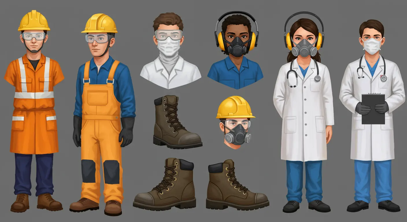 What are some common protective equipment