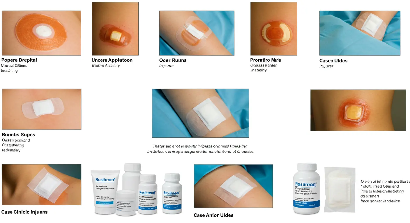 What are the appropriate applications for hospital dressing products