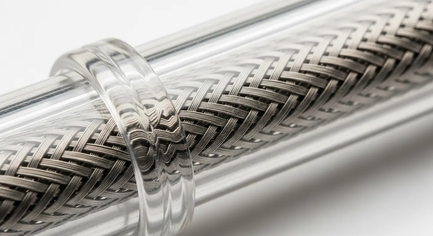 peripheral delivery braided sheath