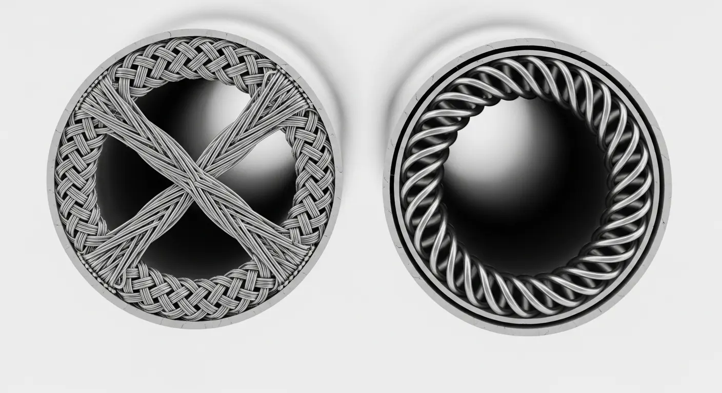 braided vs coiled catheter shaft