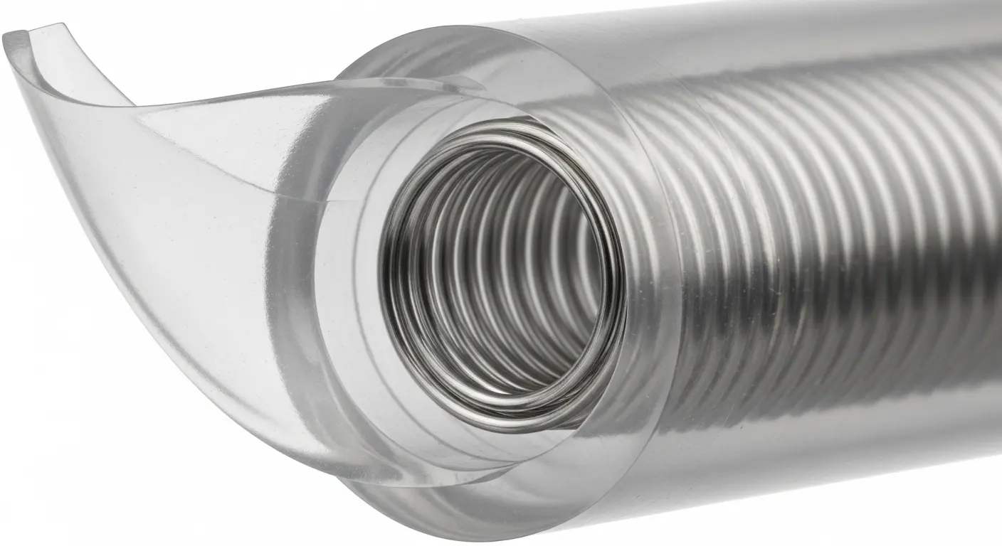 coil reinforced catheter tubing