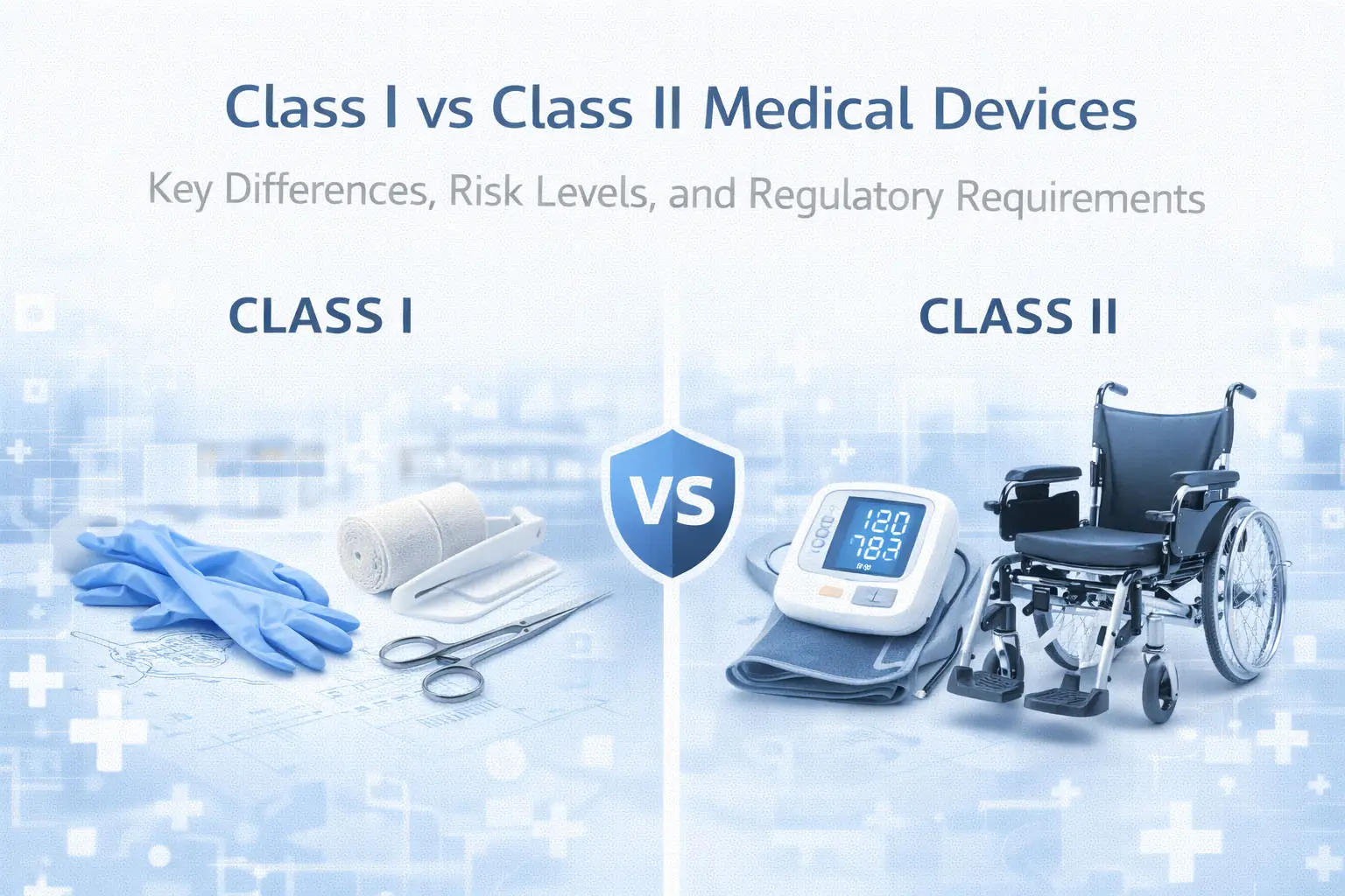 Class I vs Class II Medical Devices
